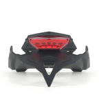A black motorcycle rear light assembly with a red LED tail light, shown on a white background with text reading 'F900R - Red LED' and 'FOR BMW F900R 2020-UP'.
