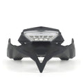 Black motorcycle front light assembly with a transparent LED lens, designed for BMW F900R 2020-UP, shown on a white background with text overlay.